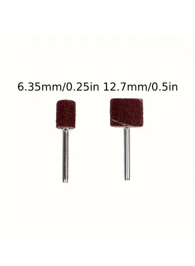 Small Size 180 Grit 180pc Sanding Kit With 2 Mandrels For Nail Drill Rotary Tools - Image 2
